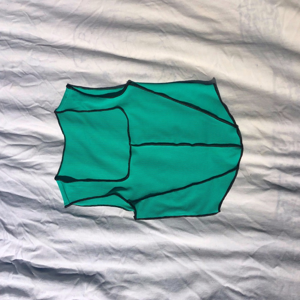 Turquoise top